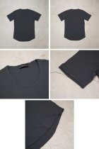 More photos1: 【RE PRICE / 価格改定】JPSダブルニット裾ラウンドUネック半袖Tシャツ【MADE IN JAPAN】『日本製』/ Upscape Audience