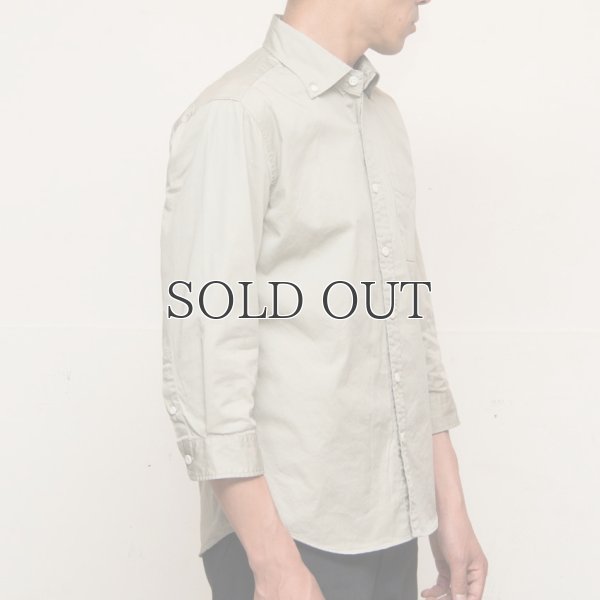 画像6: ワイドスプレッドボタンダウンカラー7分袖シャツ【MADE IN JAPAN】『日本製』/ Upscape Audience