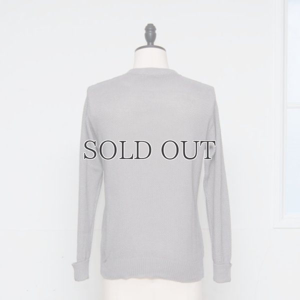 画像6: ケーブル×鹿の子クルーネックコットンニット【MADE IN JAPAN】『日本製』/ Upscape Audience