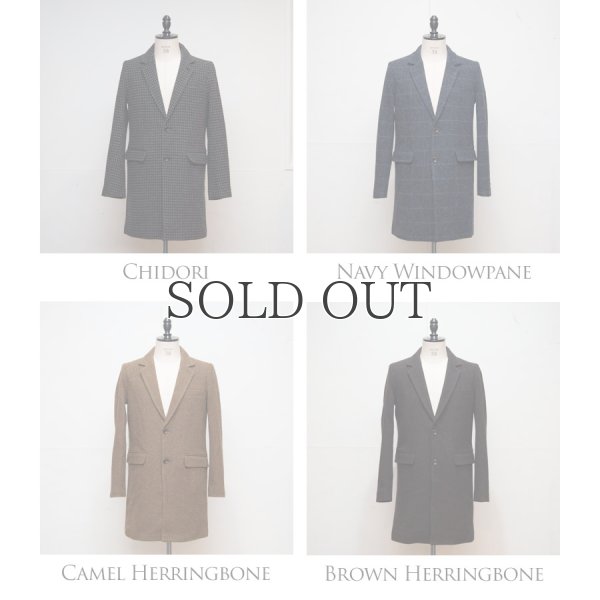 画像6: ツイードチェック2ボタンチェスターコート【送料無料】 / Audience