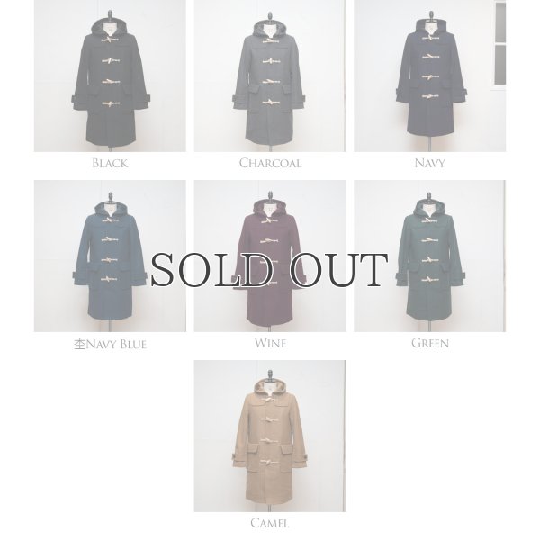 画像9: 840gピュアウールメルトンロングダッフルコート 【送料無料】 / Audience