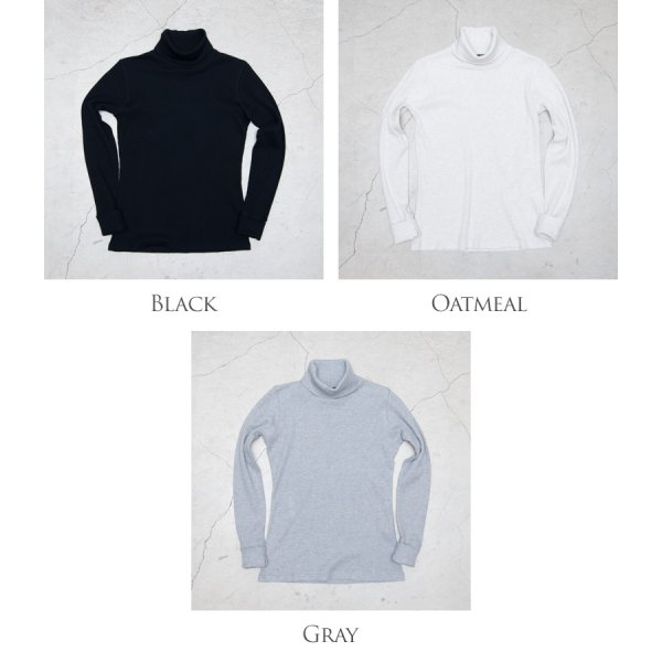 画像13: 【RE PRICE/価格改定】度詰ワッフルプロテクトボッシュ タートルネックカットソー【MADE IN JAPAN】『日本製』/ Upscape Audience