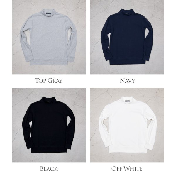 画像16: 【RE PRICE/価格改定】Basque10オンス(バスク天竺)プロテクトボッシュハイネックカットソー【MADE IN JAPAN】『日本製』/ Upscape Audience