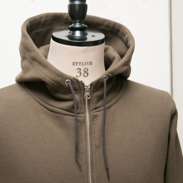 画像16: 【RE PRICE/価格改定】度詰裏毛フードスタンドブルゾン 【MADE IN JAPAN】『日本製』/ Upscape Audience