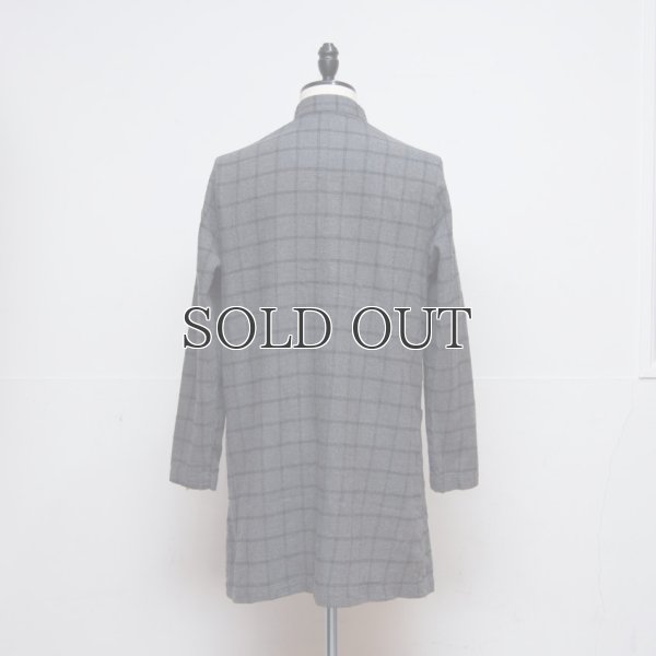 画像7: TOP糸フランネルチェックドクターコート【MADE IN JAPAN】『日本製』 / Upscape Audience