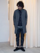 More photos3: TOP糸フランネルチェックドクターコート【MADE IN JAPAN】『日本製』 / Upscape Audience