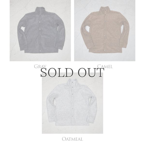 画像15: イタリア製ファブリックスライバーニットミルドハイネックスナップジャケット【MADE IN JAPAN】『日本製』【送料無料】/ Upscape Audience