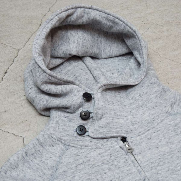 画像19: 【RE PRICE / 価格改定】ソフトエアー裏毛3ボタンフードZIPパーカー【MADE IN JAPAN】『日本製』/ Upscape Audience