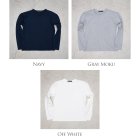 More photos1: 【RE PRICE / 価格改定】セーターライク天竺ドロップショルダーポケット付き長袖カットソー【MADE IN JAPAN】『日本製』/ Upscape Audience