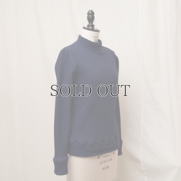 画像7: BIGワッフルモックネック長袖ニットソー [Lady's]【MADE IN JAPAN】『日本製』/ Upscape Audience