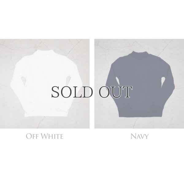 画像14: BIGワッフルモックネック長袖ニットソー【MADE IN JAPAN】『日本製』/ Upscape Audience