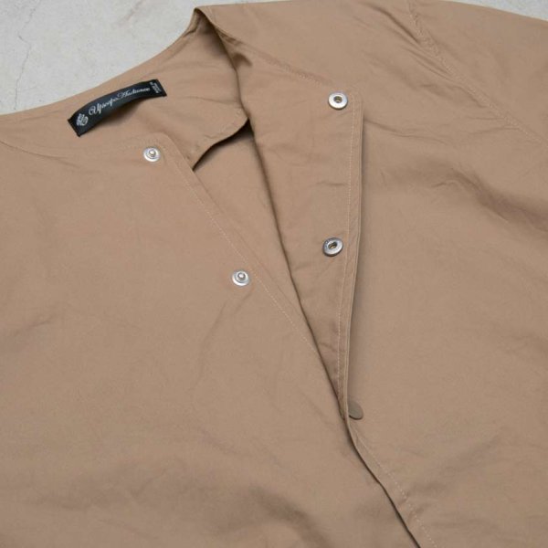 画像16: 【RE PRICE / 価格改定】馬布ノーカラースナップボタンコーチブルゾン【MADE IN JAPAN】『日本製』/ Upscape Audience