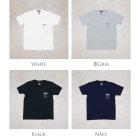 More photos1: 【RE PRICE / 価格改定】7.1oz丸胴米綿ボディーピースポケットTEE / Audience