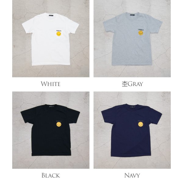 画像15: 【RE PRICE / 価格改定】7.1oz丸胴米綿ボディースマイル”S-F”ポケットTEE 【RE-STOCK】 / Audience