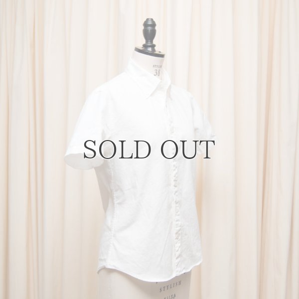 画像7: シャーリングボタンダウン半袖シャツ [Lady's]【MADE IN JAPAN】『日本製』/ Upscape Audience