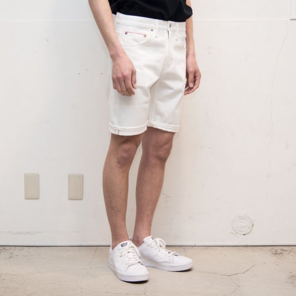 画像13: 【RE PRICE/価格改定】赤耳(セルヴィッチ)ホワイトデニムショートパンツ【MADE IN JAPAN】『日本製』/ Upscape Audience