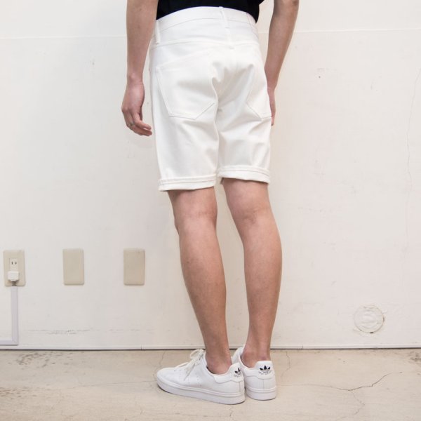 画像14: 【RE PRICE/価格改定】赤耳(セルヴィッチ)ホワイトデニムショートパンツ【MADE IN JAPAN】『日本製』/ Upscape Audience