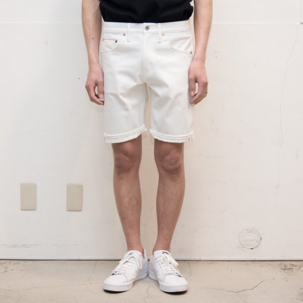 画像12: 【RE PRICE/価格改定】赤耳(セルヴィッチ)ホワイトデニムショートパンツ【MADE IN JAPAN】『日本製』/ Upscape Audience