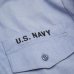 画像16: 【RE PRICE/価格改定】U.S.NAVY シャンブレー半袖ミリタリーシャツ / デッドストック