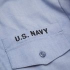 More photos3: 【RE PRICE/価格改定】U.S.NAVY シャンブレー半袖ミリタリーシャツ / デッドストック