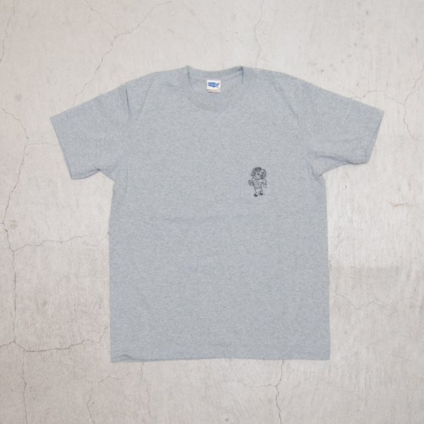 画像11: 【RE PRICE / 価格改定】University of North Carolina at Chapel Hill "Rameses" 7.1oz米綿丸胴オールドプリントクルーネックポケットT / Audience