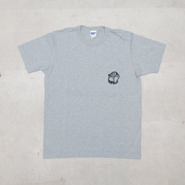 画像14: 【RE PRICE / 価格改定】Georgetown University "Jack the Bulldog" 7.1oz米綿丸胴オールドプリントクルーネックポケットT / Audience