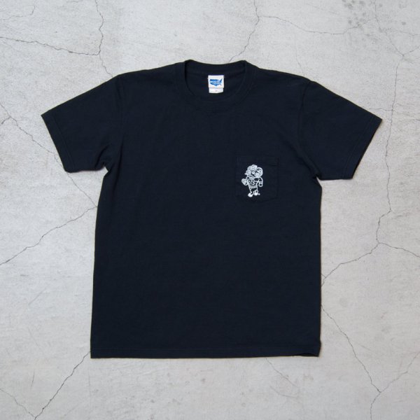 画像14: 【RE PRICE / 価格改定】University of North Carolina at Chapel Hill "Rameses" 7.1oz米綿丸胴オールドプリントクルーネックポケットT / Audience