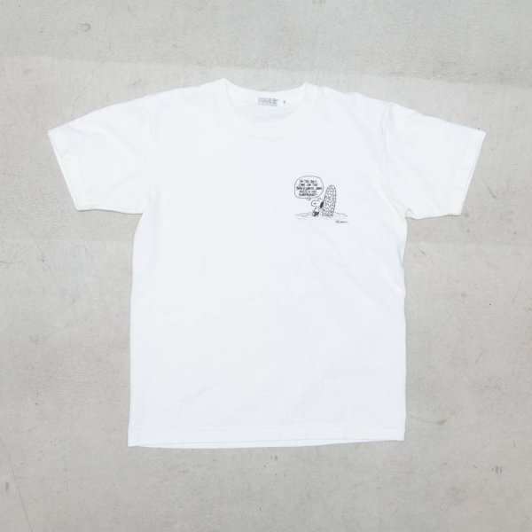 画像10: 【RE PRICE / 価格改定】Old Snoopy "Schulz-Beach" 7.1oz米綿丸胴オールドプリントクルーネックT / Audience