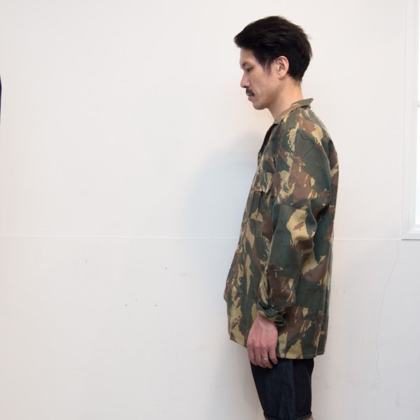 画像14: DEAD STOCK / 南アフリカ軍デッドストックカモフラージュミリタリーシャツ
