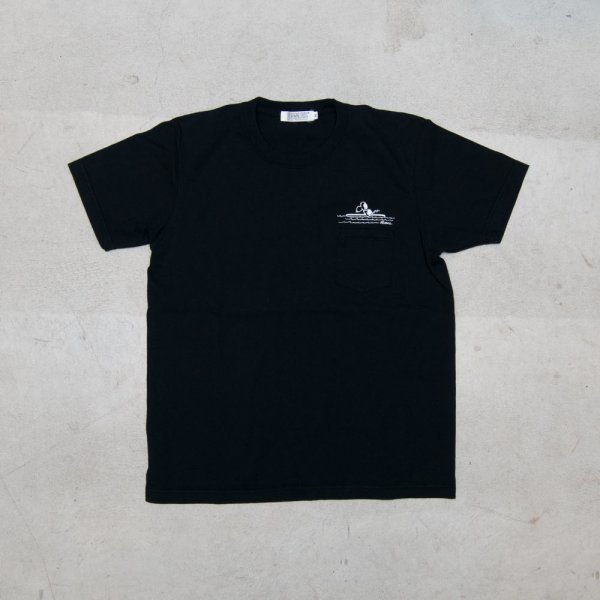 画像10: 【RE PRICE / 価格改定】Old Snoopy "Schulz-Surf" 7.1oz米綿丸胴オールドプリントクルーネックポケットT / Audience