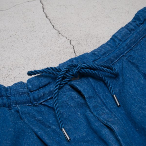 画像17: 【RE PRICE / 価格改定】麻混デニムイージーワイドインステップパンツ【MADE IN JAPAN】『日本製』/ Upscape Audience