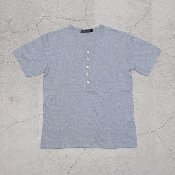 画像14: 【RE PRICE/価格改定】コーマ天竺V/Nヘンリー半袖カットソー【MADE IN JAPAN】『日本製』/ Upscape Audience