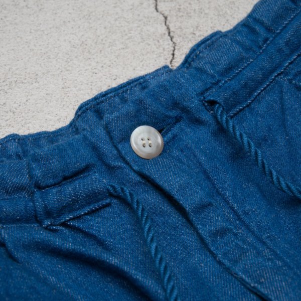 画像18: 【RE PRICE / 価格改定】麻混デニムイージーワイドインステップパンツ【MADE IN JAPAN】『日本製』/ Upscape Audience