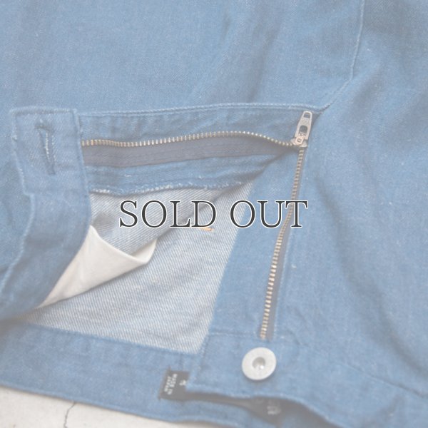 画像8: 麻混デニムワイド2タックアンクルパンツ [Lady's] 【MADE IN JAPAN】『日本製』 / Upscape Audience