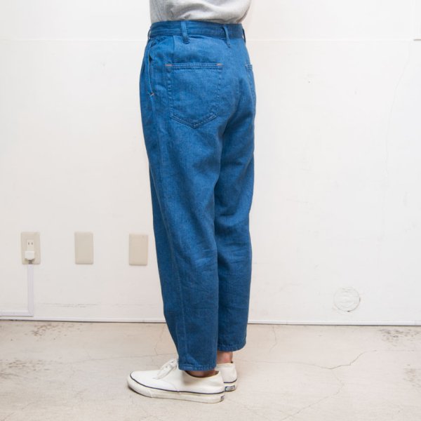 画像13: 【RE PRICE/価格改定】麻混デニムワイド2タックアンクルパンツ【MADE IN JAPAN】『日本製』 / Upscape Audience