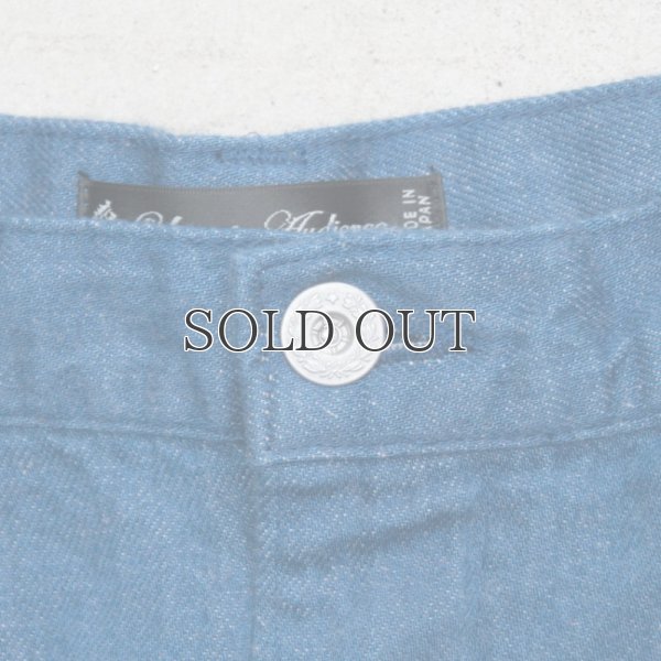 画像6: 麻混デニムワイド2タックアンクルパンツ [Lady's] 【MADE IN JAPAN】『日本製』 / Upscape Audience