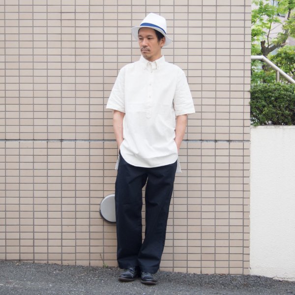 画像10: 【RE PRICE/価格改定】コットンリネンキャンバスボタンダウンプルオーバーシャツ【MADE IN JAPAN】『日本製』/ Upscape Audience