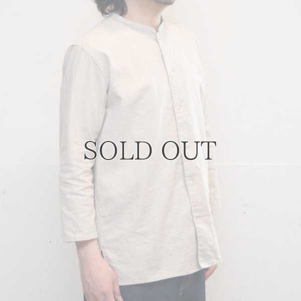 画像6: コットンリネンキャンバスマオカラークォータースリーブジャケット【MADE IN JAPAN】『日本製』【送料無料】 / Upscape Audience