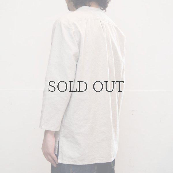 画像7: コットンリネンキャンバスマオカラークォータースリーブジャケット【MADE IN JAPAN】『日本製』【送料無料】 / Upscape Audience