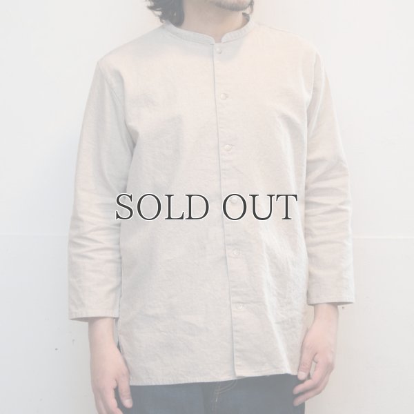 画像5: コットンリネンキャンバスマオカラークォータースリーブジャケット【MADE IN JAPAN】『日本製』【送料無料】 / Upscape Audience
