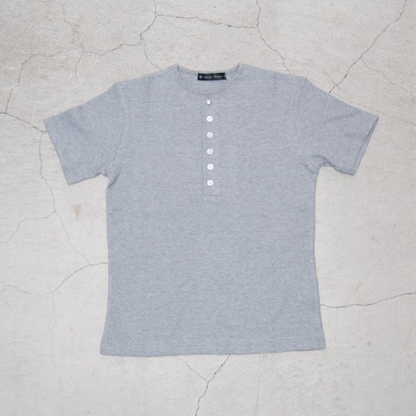 画像16: 【RE PRICE/価格改定】度詰ワッフルC/NヘンリーS/Sカットソー【MADE IN JAPAN】『日本製』/ Upscape Audience