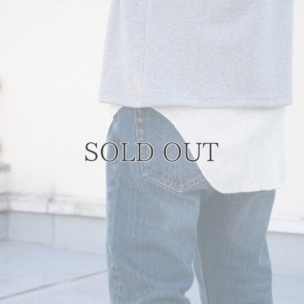 画像14: 度詰ワッフルロングタンクトップ【MADE IN JAPAN】『日本製』/ Upscape Audience 