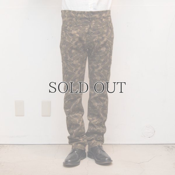 画像4: ブリティッシュカモ柄プリントツイルタイトフィットパンツ  / Upscape Audience