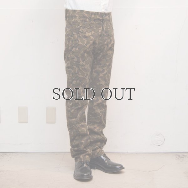 画像5: ブリティッシュカモ柄プリントツイルタイトフィットパンツ  / Upscape Audience