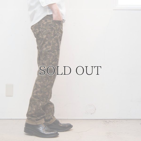 画像7: ブリティッシュカモ柄プリントツイルタイトフィットパンツ  / Upscape Audience