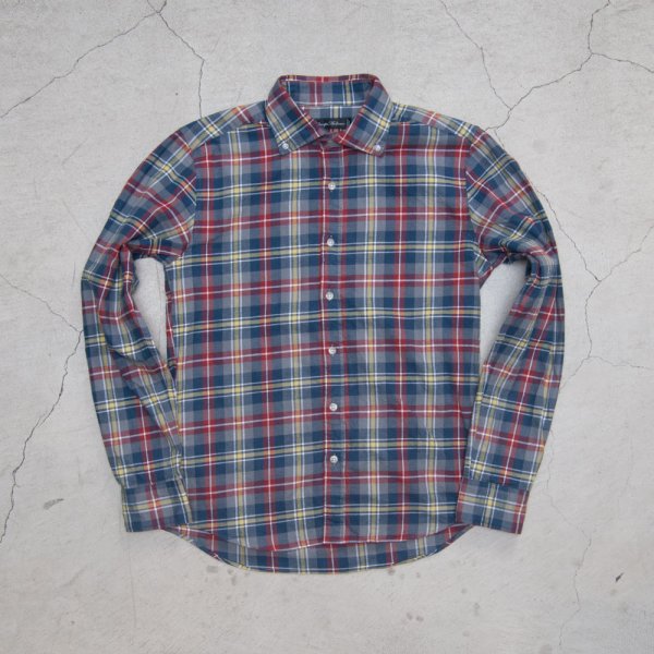 画像22: 【RE PRICE / 価格改定】コットンフランネルチェック ワイドスプレッドボタンダウン長袖シャツ【MADE IN JAPAN】『日本製』 / Upscape Audience