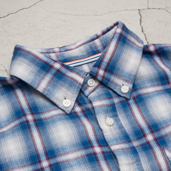 画像16: 【RE PRICE / 価格改定】オンブレチェックボタンダウンワンカラーボタン長袖シャツ【MADE IN JAPAN】『日本製』/ Upscape Audience