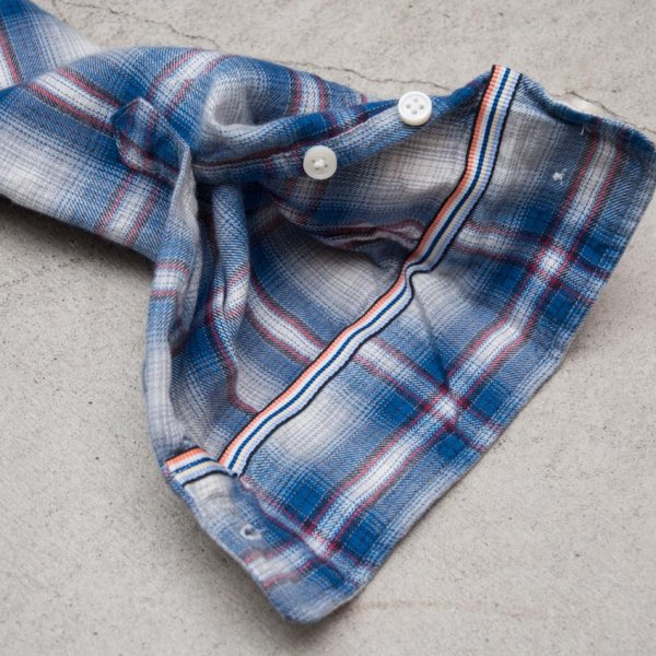 画像19: 【RE PRICE / 価格改定】オンブレチェックボタンダウンワンカラーボタン長袖シャツ【MADE IN JAPAN】『日本製』/ Upscape Audience