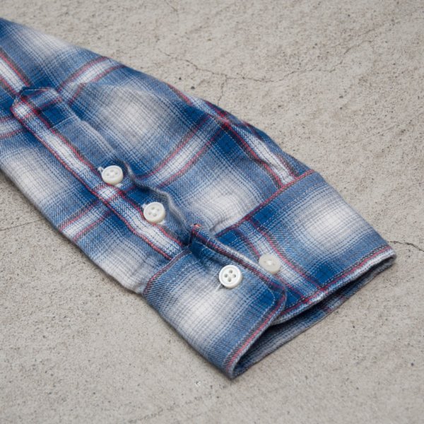 画像18: 【RE PRICE / 価格改定】オンブレチェックボタンダウンワンカラーボタン長袖シャツ【MADE IN JAPAN】『日本製』/ Upscape Audience