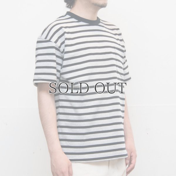 画像7: BSQボーダークルーネック胸ポケ付ビックT 【MADE IN JAPAN】『日本製』/ Upscape Audience